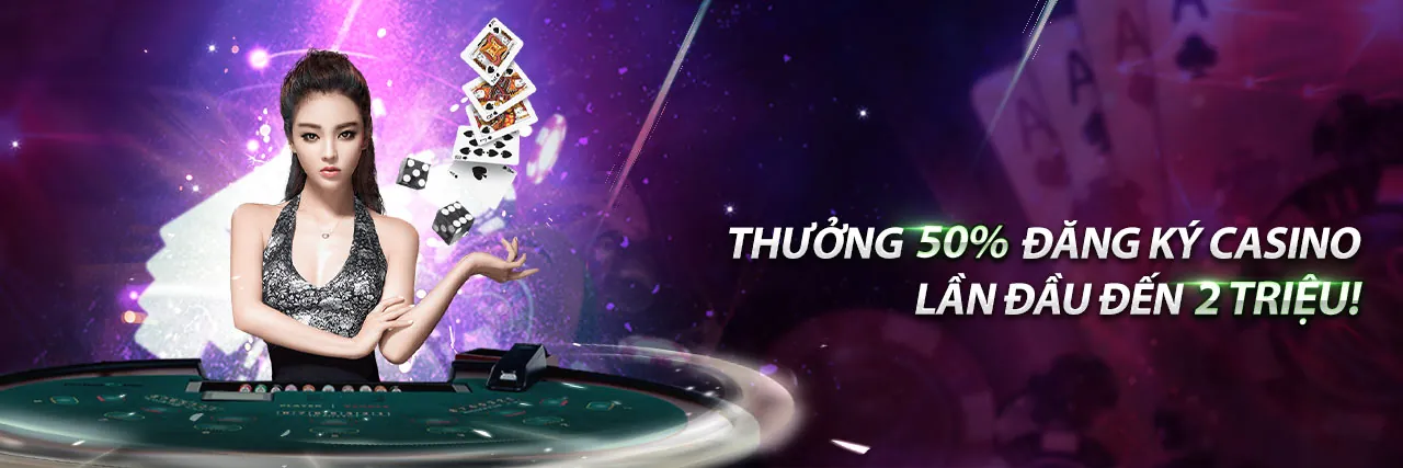 Hình ảnh banner đăng ký qibet nhà cái với các trò chơi cá cược và khuyến mãi hấp dẫn